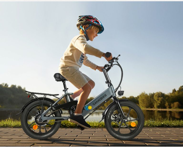 Erweiterte SAMEBIKE V6 besten Teenager Mini Stadt Elektrofahrrad für Kinder-4