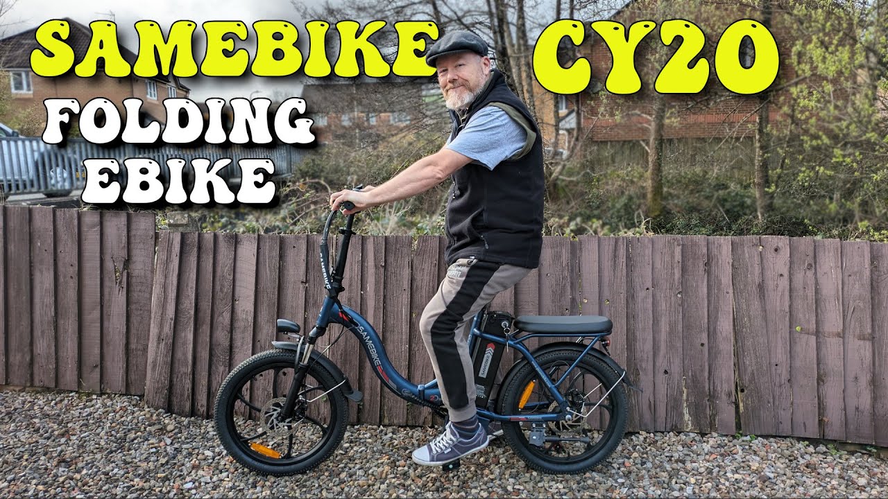 Prova di SAMEBIKE CY20, bicicletta elettrica portatile multifunzionale per pendolari