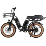 Wholesale SAMEBIKE DY08 delivery step-through all-terrian with 2 baskets ebike-4
