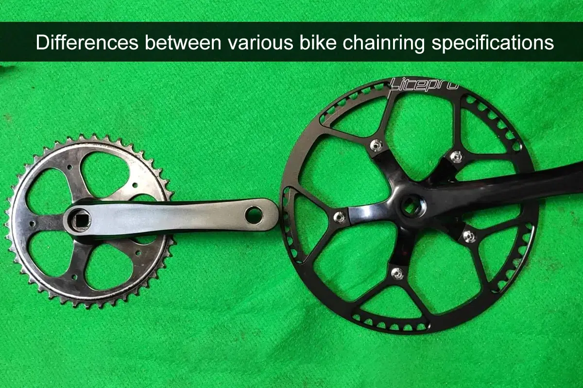 Differences between various bike chainring specifications
