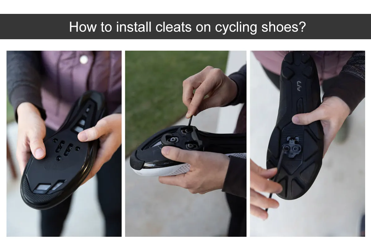 How to install cleats on cycling shoes