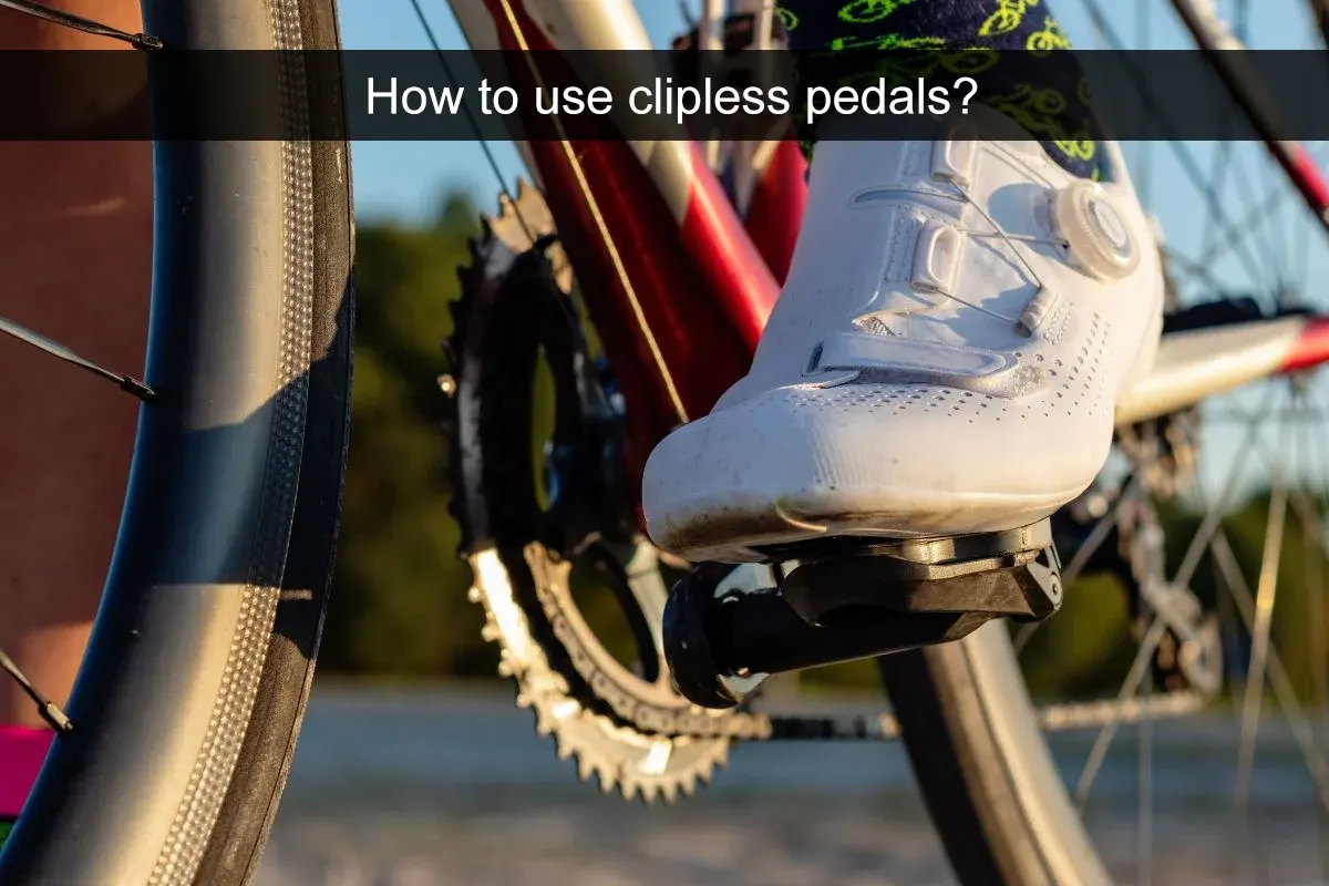 How to use clipless pedals