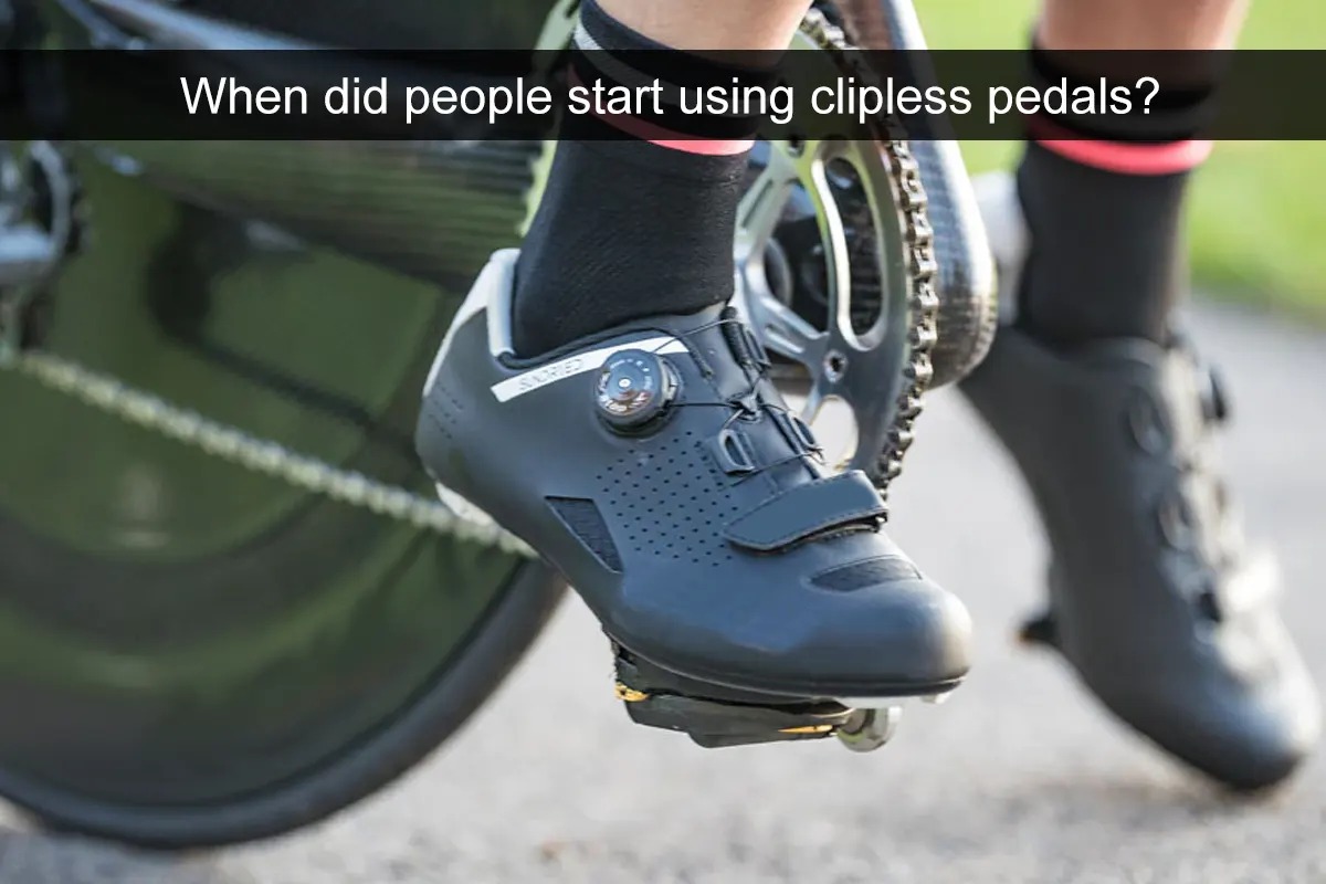 When did people start using clipless pedals